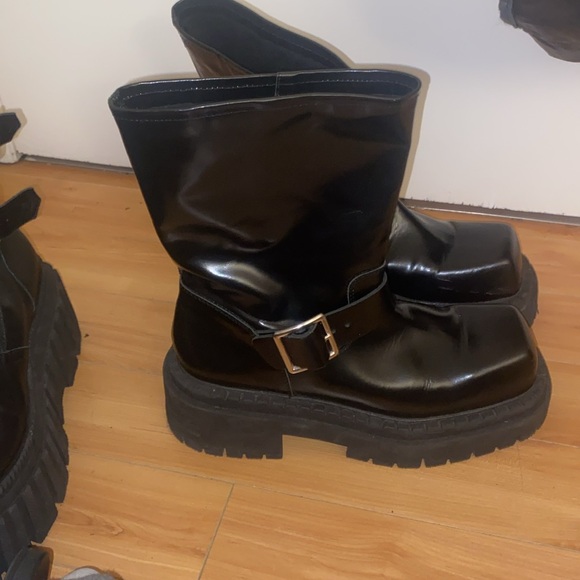 Leather Moto boots - Picture 2 of 2